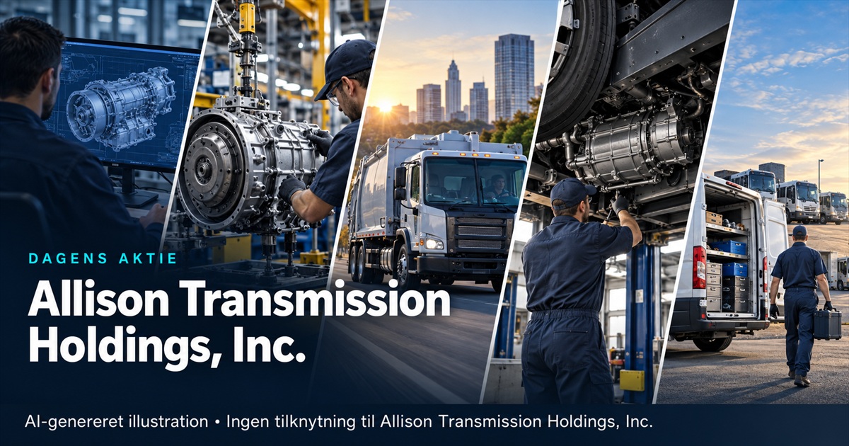 Illustration til analysen af Allison Transmission Holdings, Inc.