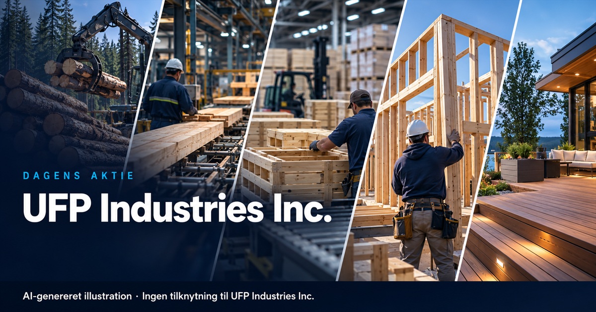 Illustration til analysen af UFP Industries Inc.