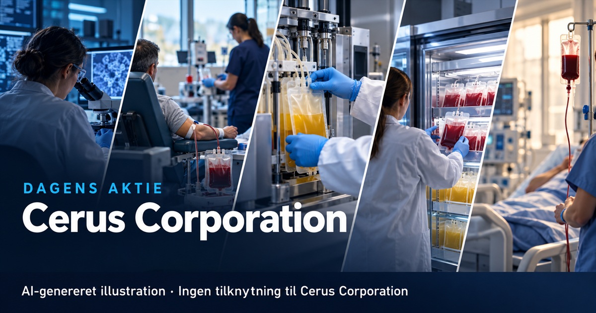 Illustration til analysen af Cerus Corporation