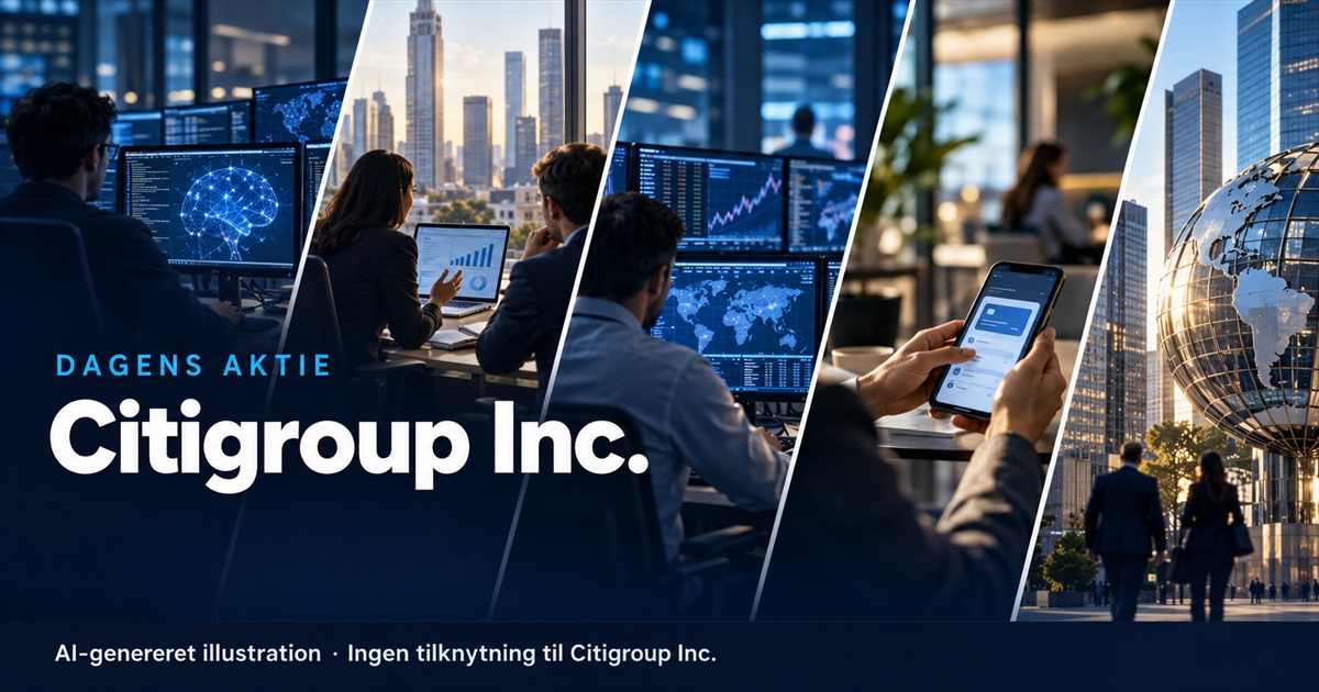 Illustration til analysen af Citigroup Inc.