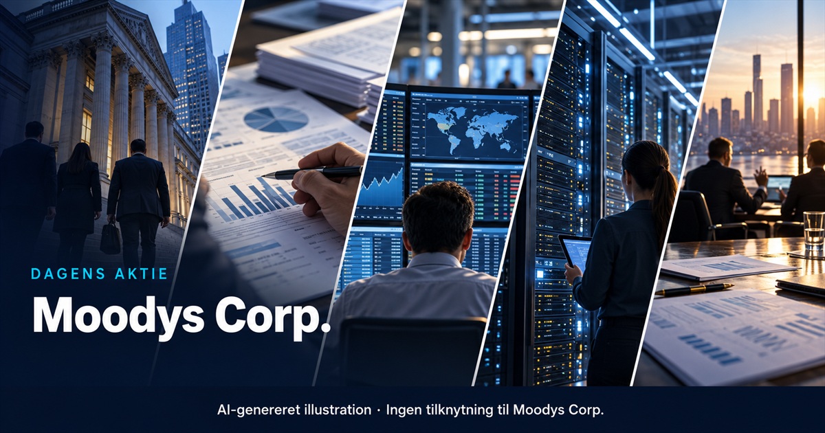 Illustration til analysen af Moodys Corp.