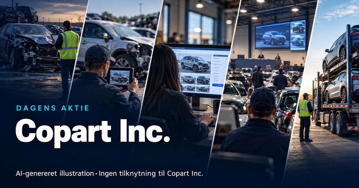 Illustration til analysen af Copart Inc.