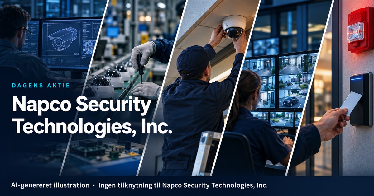 Illustration til analysen af Napco Security Technologies, Inc.