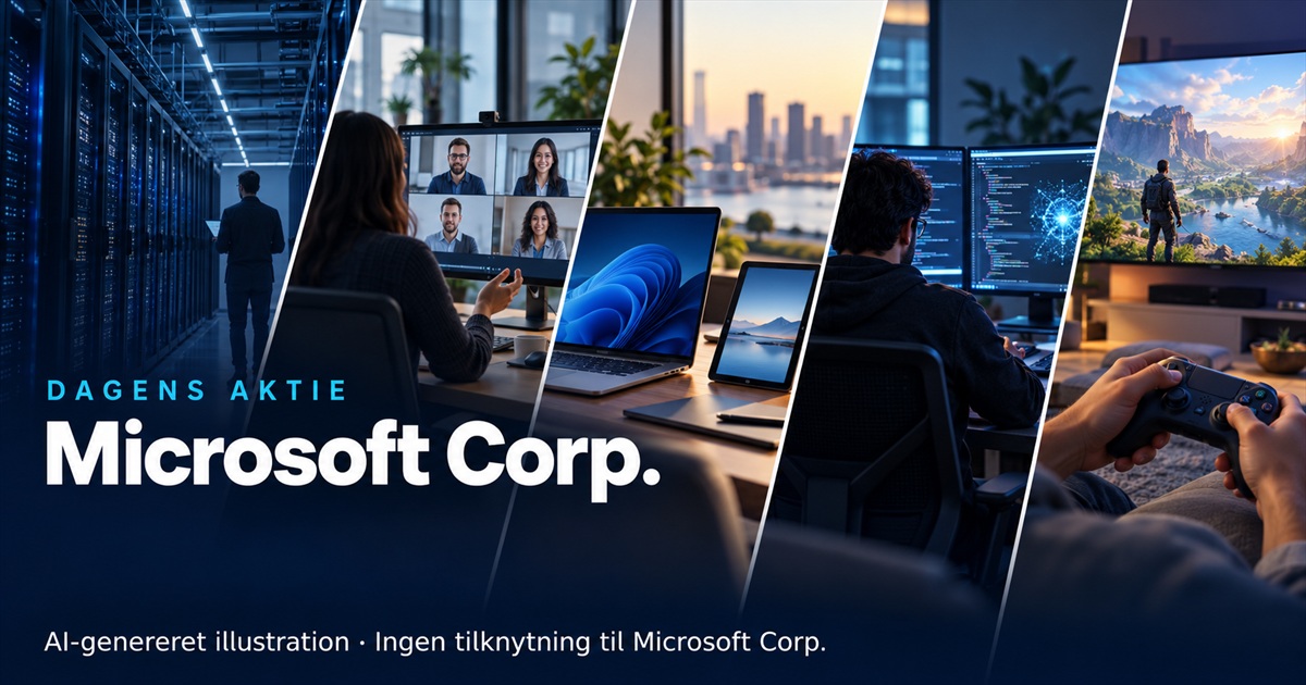 Illustration til analysen af Microsoft Corp.