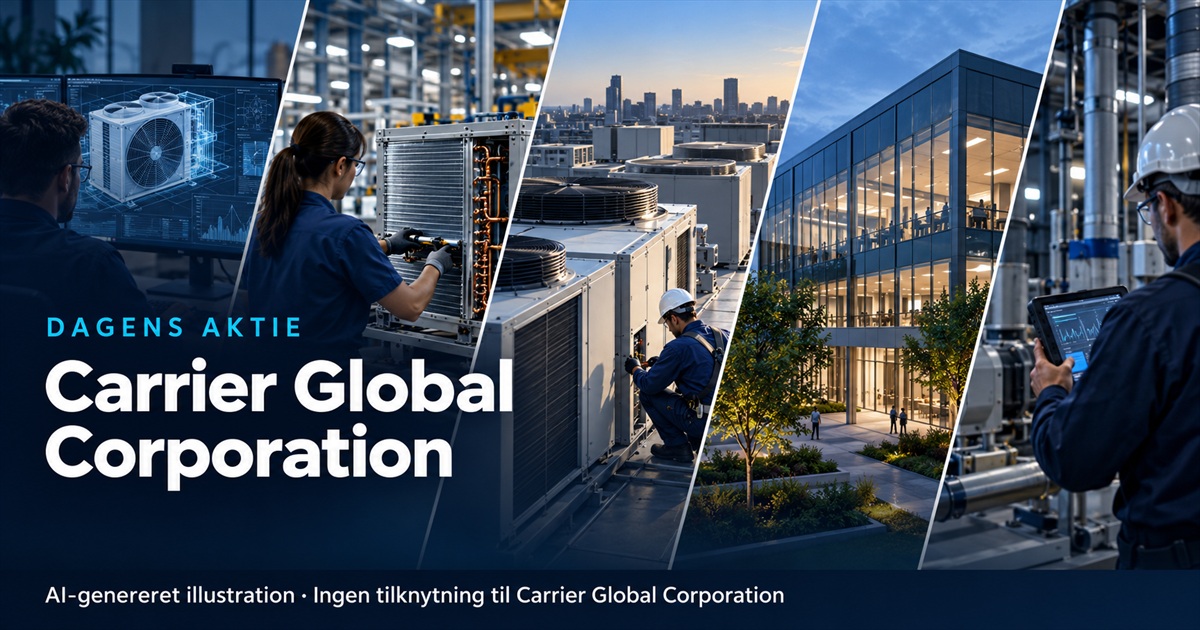 Illustration til analysen af Carrier Global Corporation