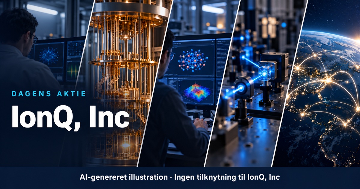 Illustration til analysen af IonQ, Inc