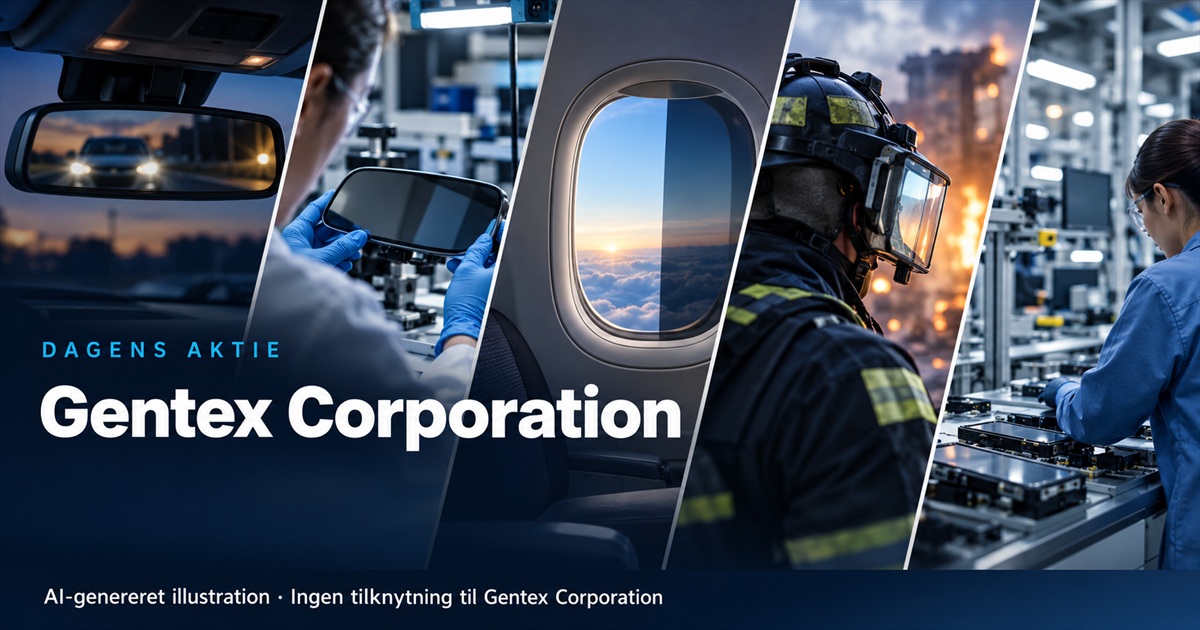 Illustration til analysen af Gentex Corporation