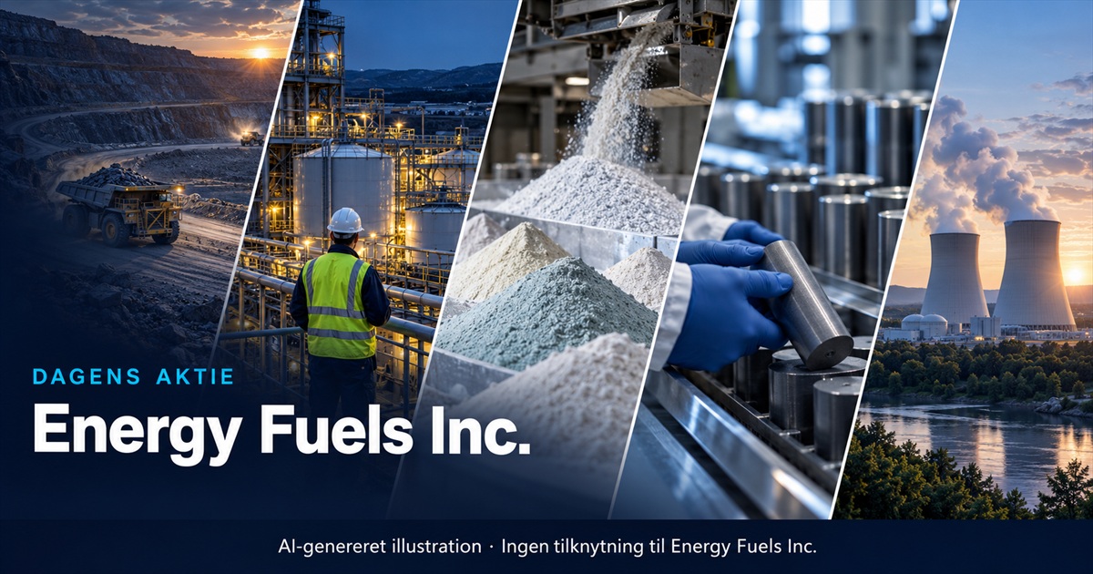 Illustration til analysen af Energy Fuels Inc.