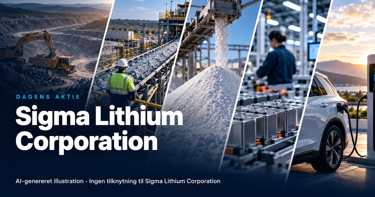 Illustration til analysen af Sigma Lithium Corporation