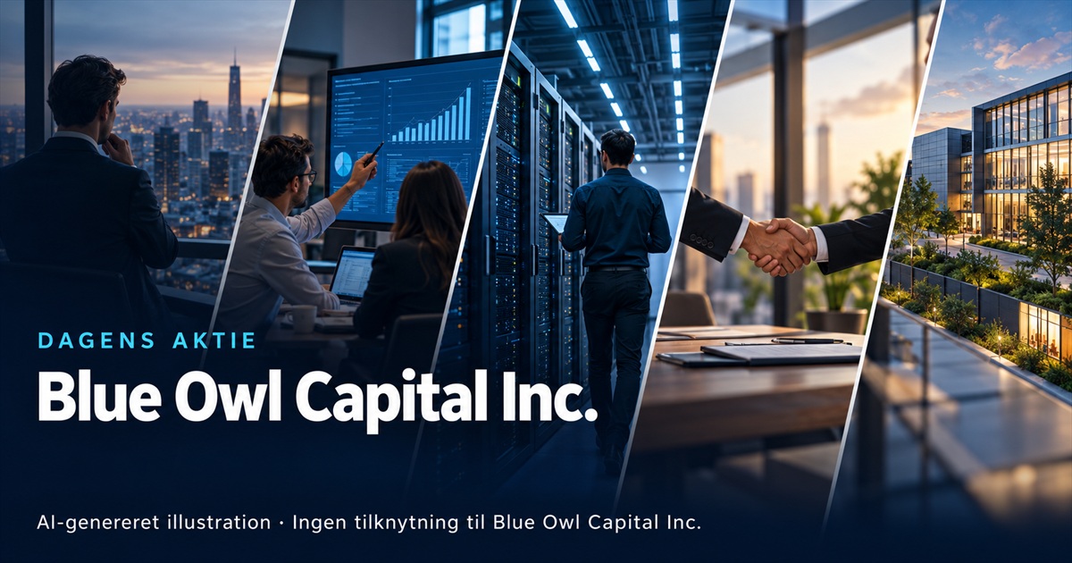 Illustration til analysen af Blue Owl Capital Inc.
