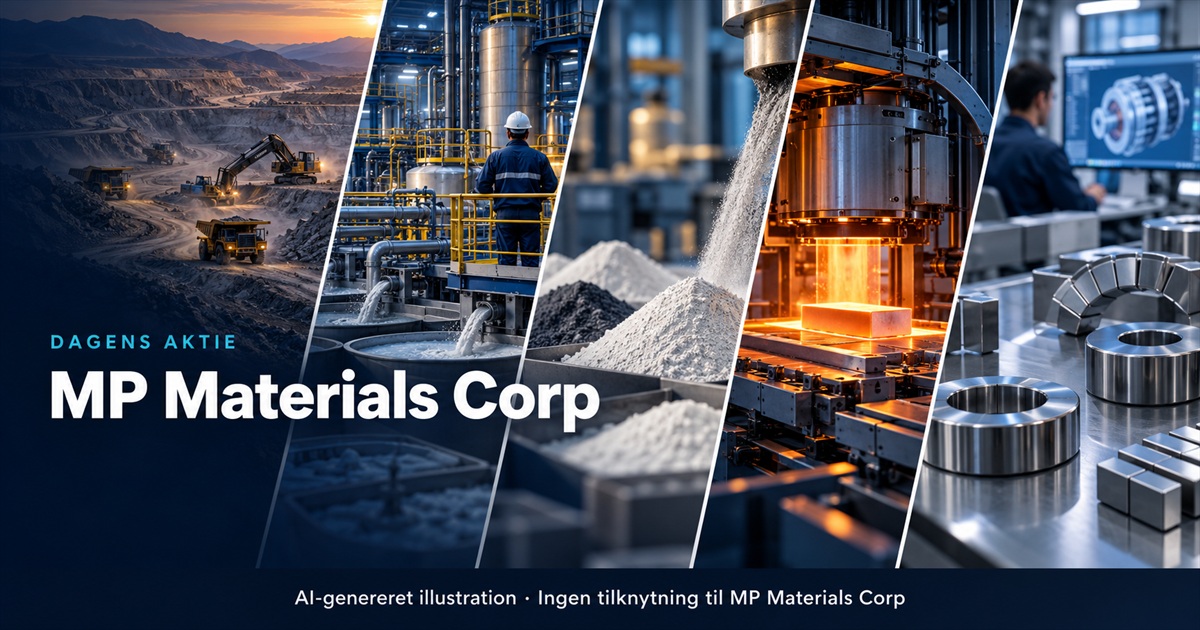 Illustration til analysen af MP Materials Corp