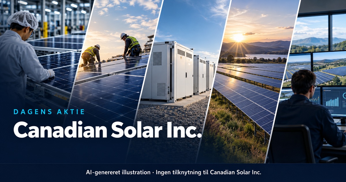 Illustration til analysen af Canadian Solar Inc.