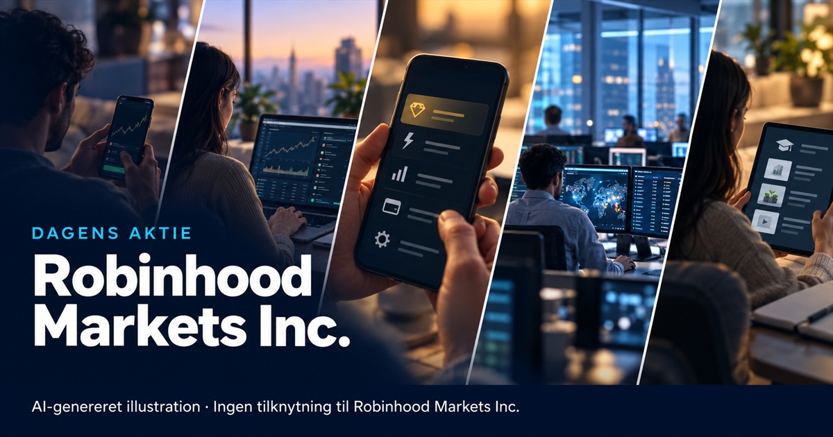 Illustration til analysen af Robinhood Markets Inc.