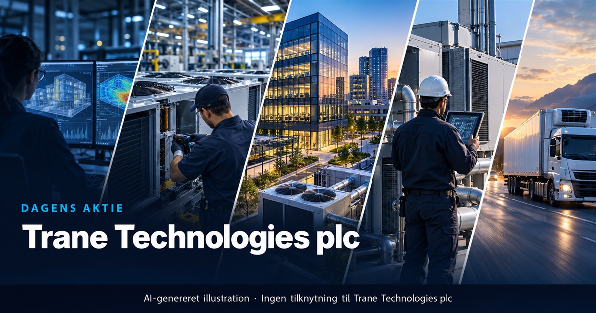 Illustration til analysen af Trane Technologies plc