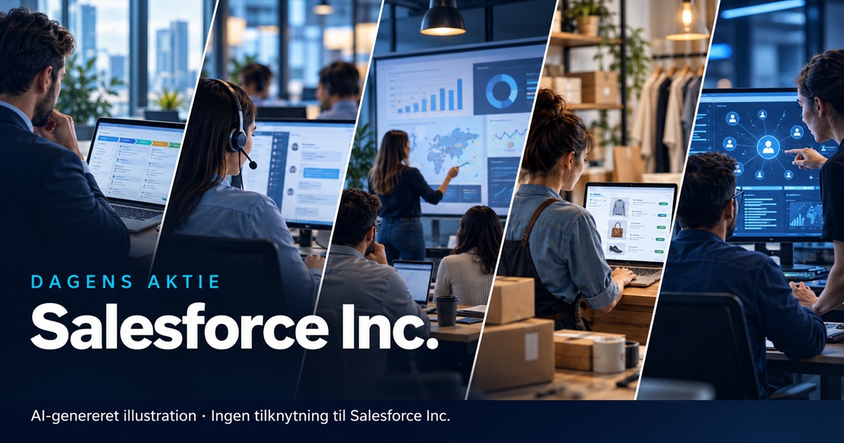 Illustration til analysen af Salesforce Inc.