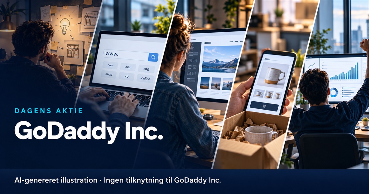 Illustration til analysen af GoDaddy Inc.