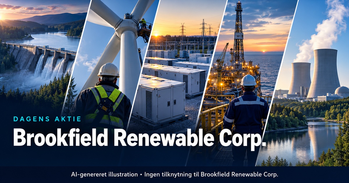 Illustration til analysen af Brookfield Renewable Corp.