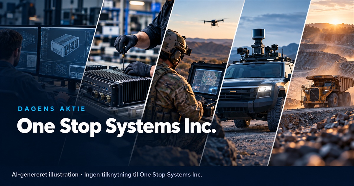 Illustration til analysen af One Stop Systems Inc.