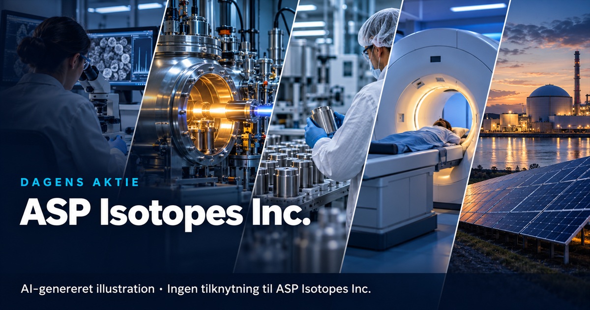 Illustration til analysen af ASP Isotopes Inc.