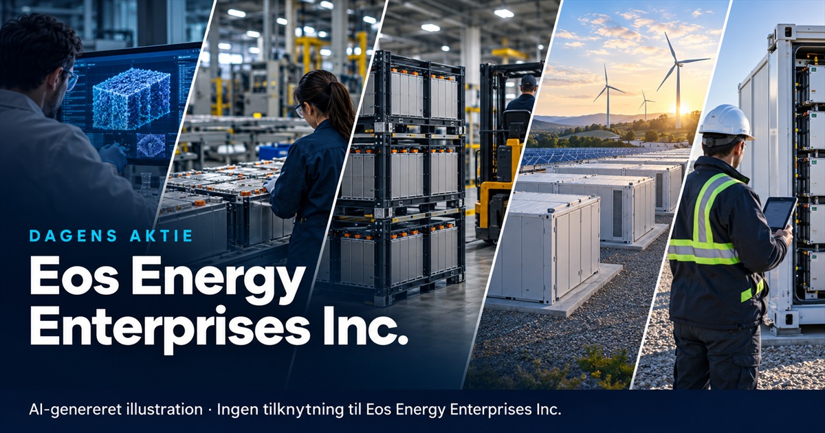 Illustration til analysen af Eos Energy Enterprises Inc.