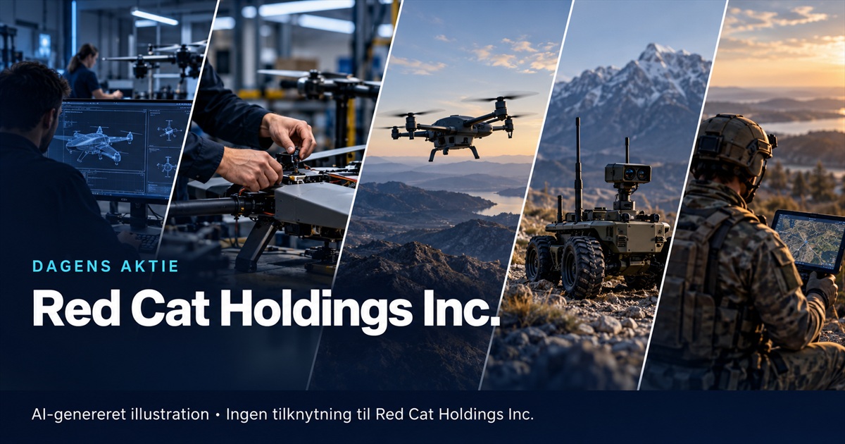 Illustration til analysen af Red Cat Holdings Inc.
