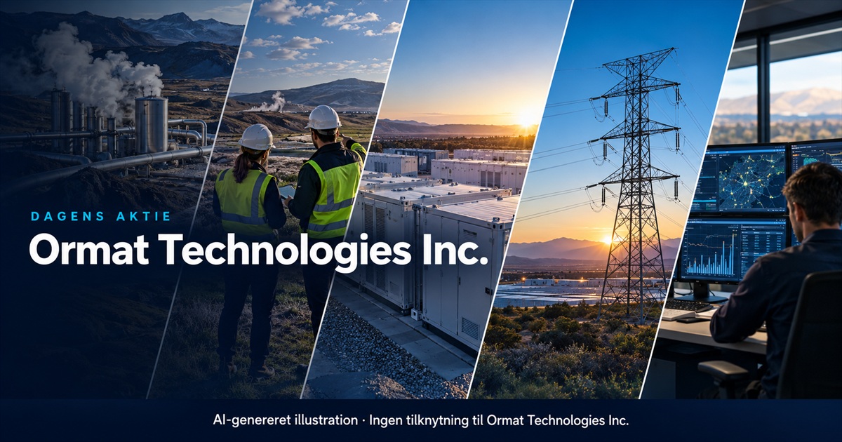 Illustration til analysen af Ormat Technologies Inc.