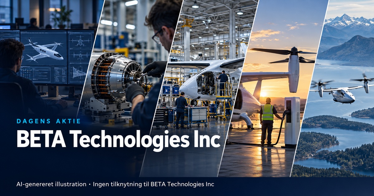 Illustration til analysen af BETA Technologies Inc