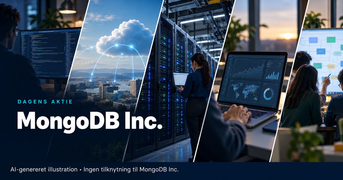 Illustration til analysen af MongoDB Inc.
