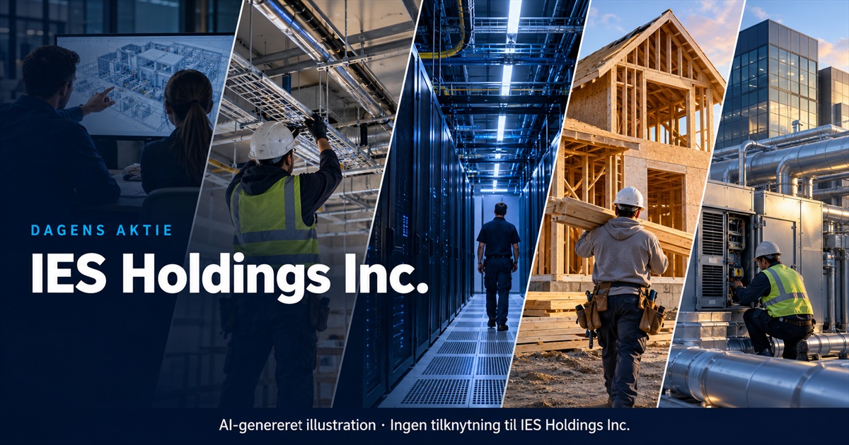 Illustration til analysen af IES Holdings Inc.