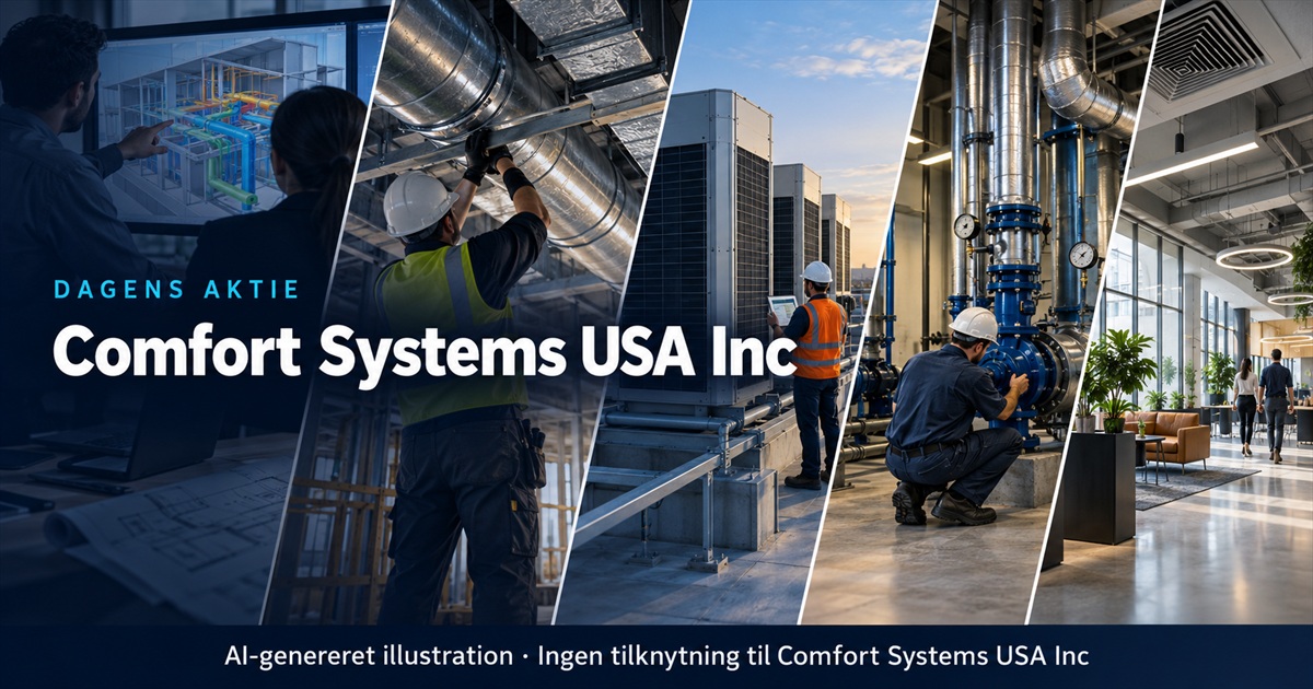 Illustration til analysen af Comfort Systems USA Inc