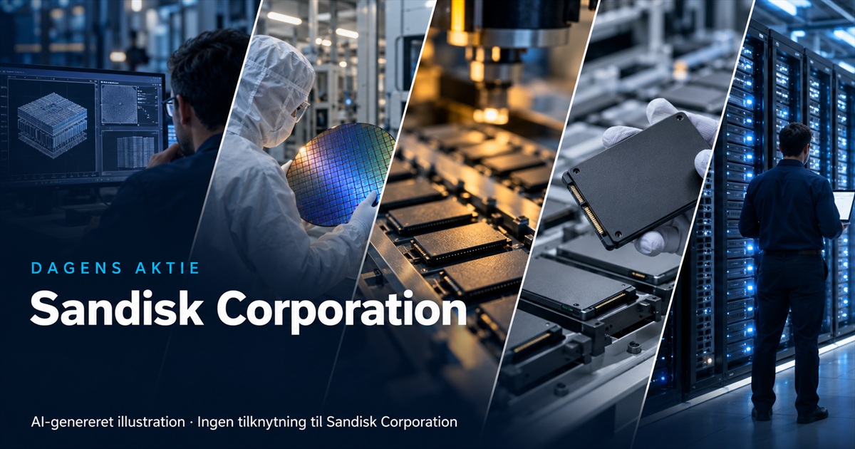Illustration til analysen af Sandisk Corporation