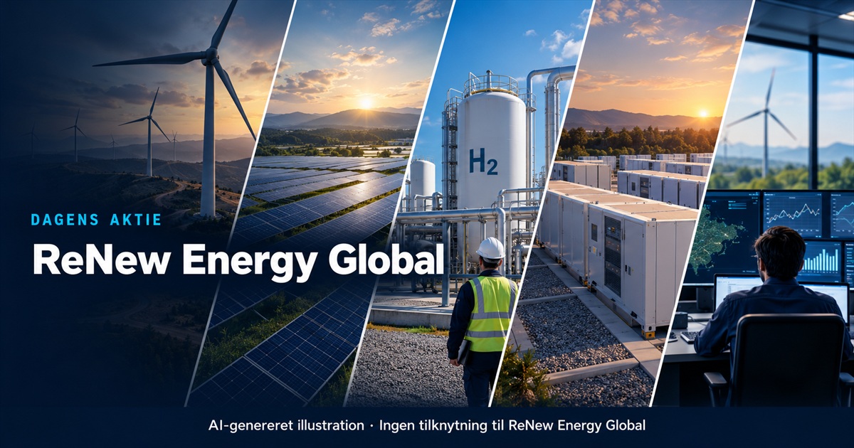 Illustration til analysen af ReNew Energy Global