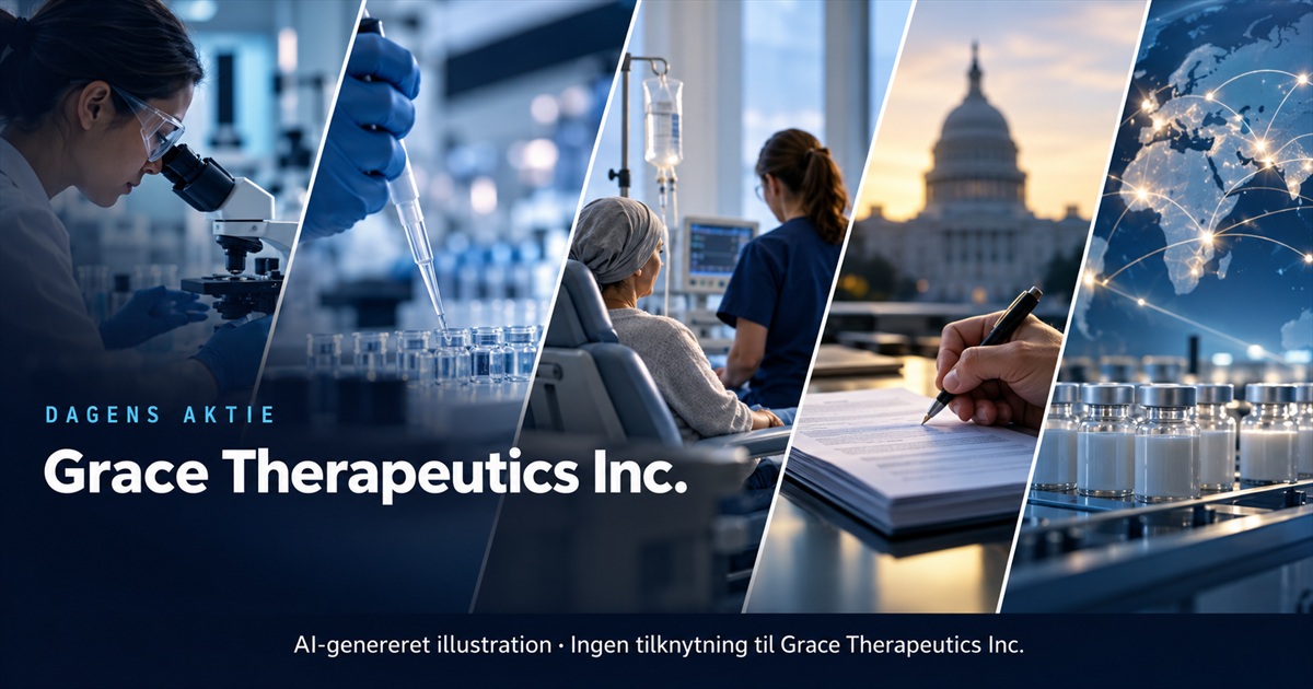 Illustration til analysen af Grace Therapeutics Inc.