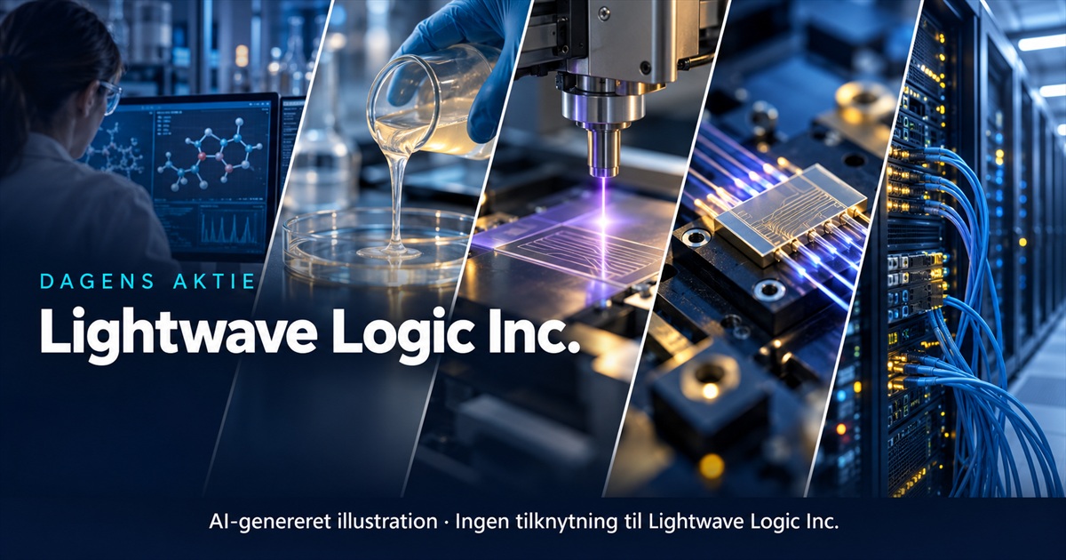 Illustration til analysen af Lightwave Logic Inc.