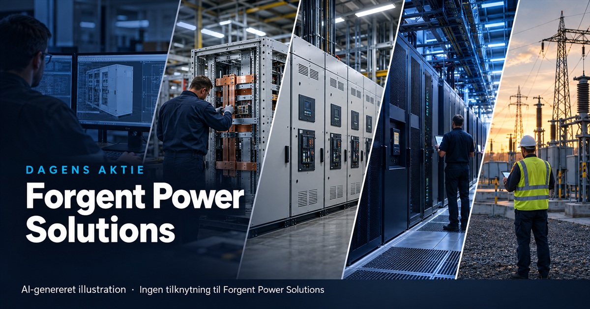 Illustration til analysen af Forgent Power Solutions