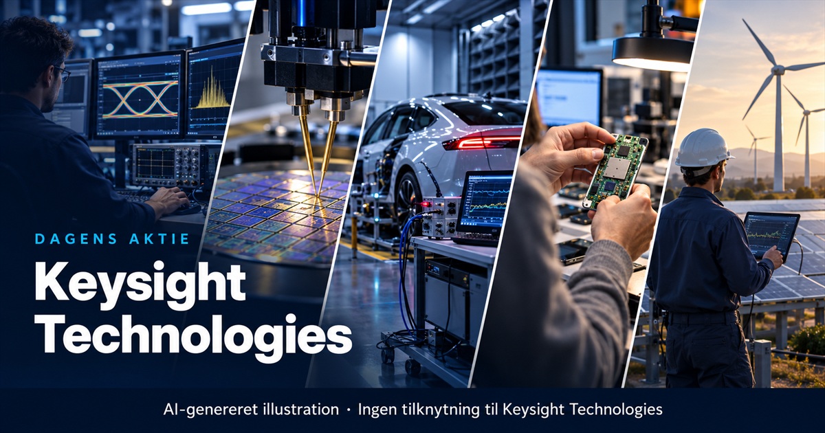 Illustration til analysen af Keysight Technologies