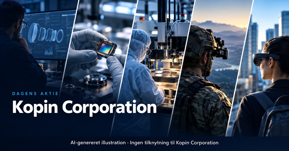 Illustration til analysen af Kopin Corporation