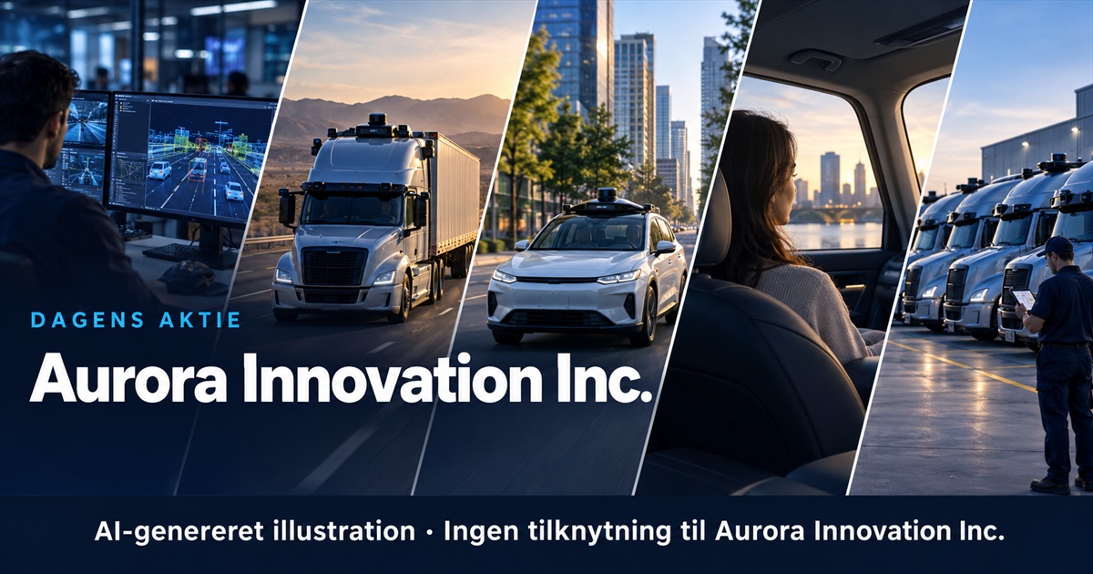 Illustration til analysen af Aurora Innovation Inc.
