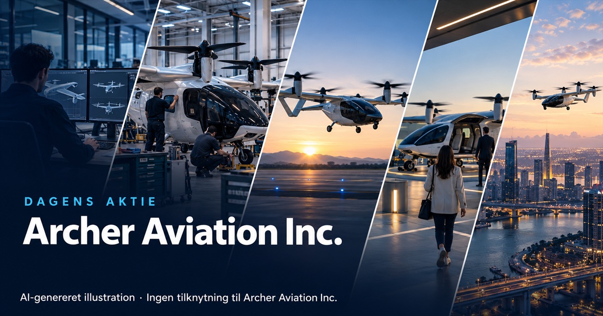 Illustration til analysen af Archer Aviation Inc.