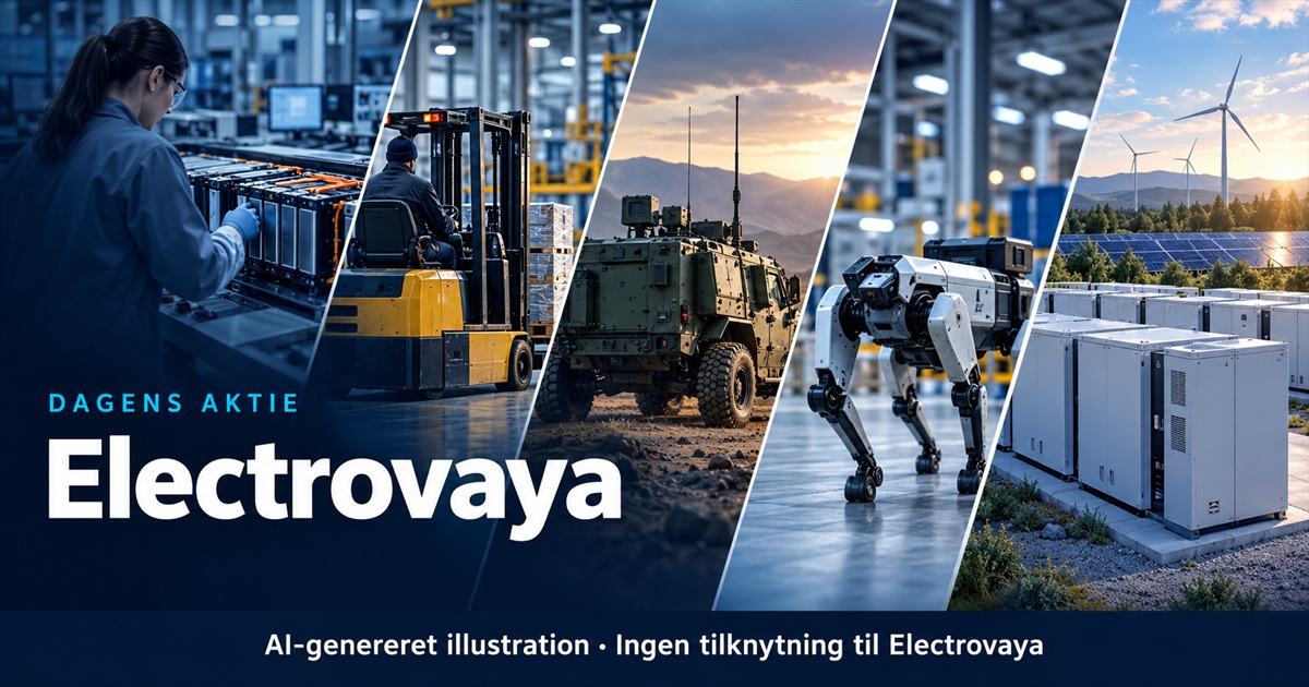 Illustration til analysen af Electrovaya