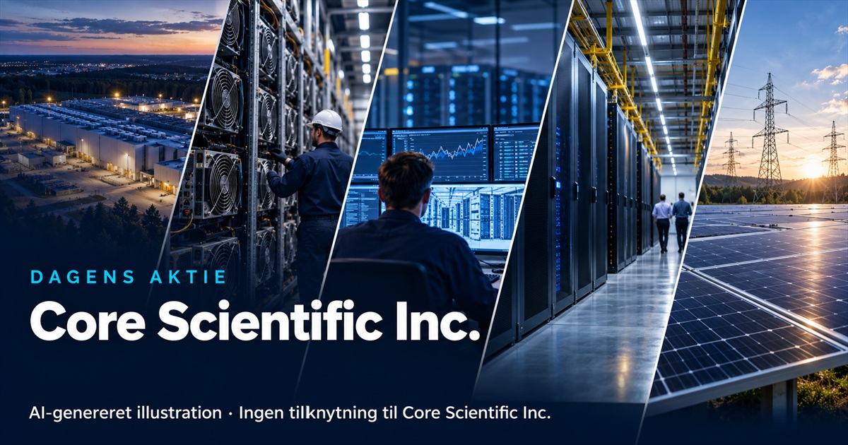 Illustration til analysen af Core Scientific Inc.