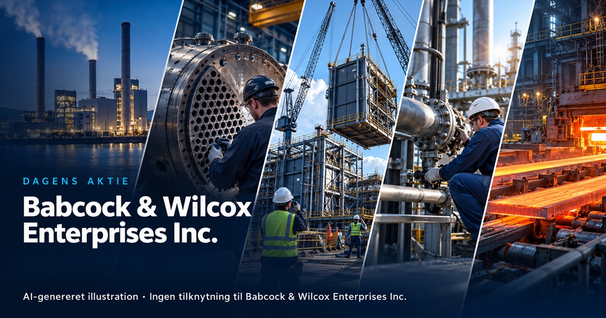 Illustration til analysen af Babcock & Wilcox Enterprises Inc.