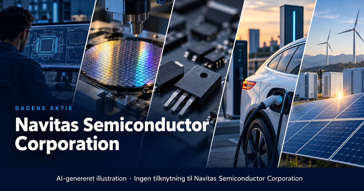 Illustration til analysen af Navitas Semiconductor Corporation