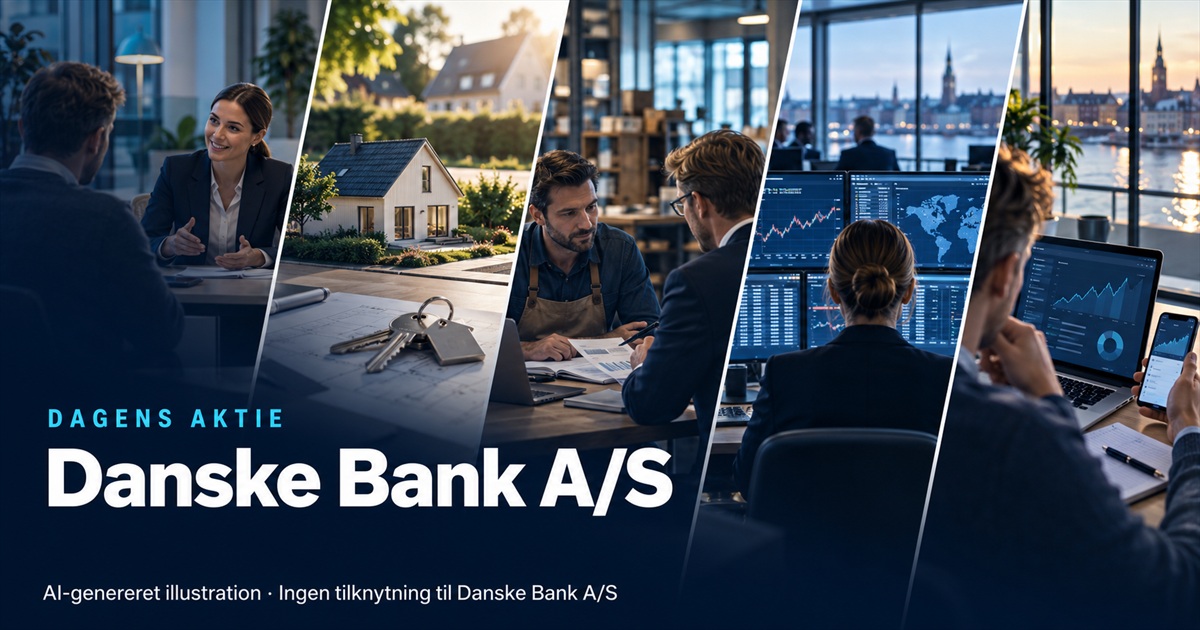 Illustration til dagens aktie, Danske Bank A/S