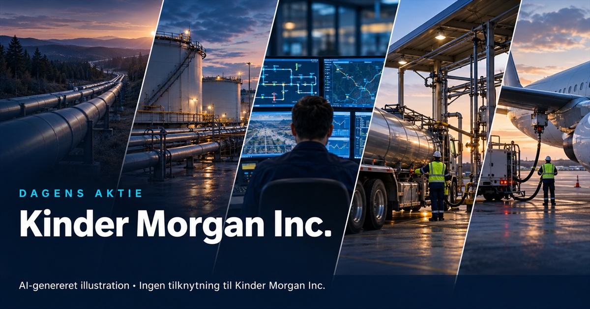Illustration til analysen af Kinder Morgan Inc.