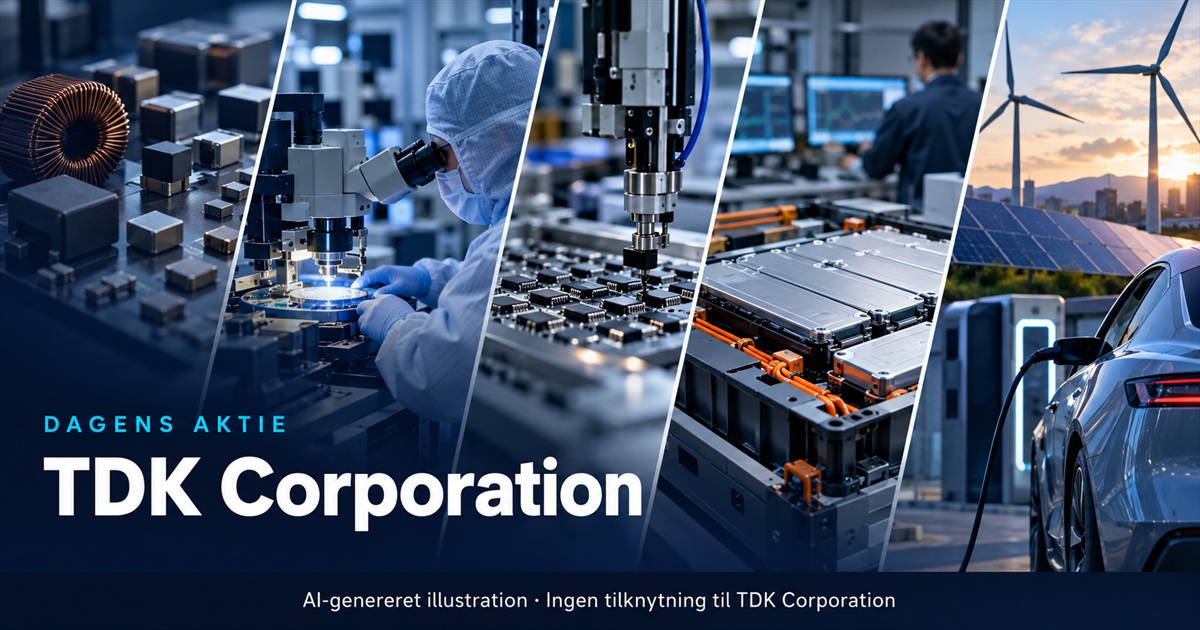 Illustration til analysen af TDK Corporation