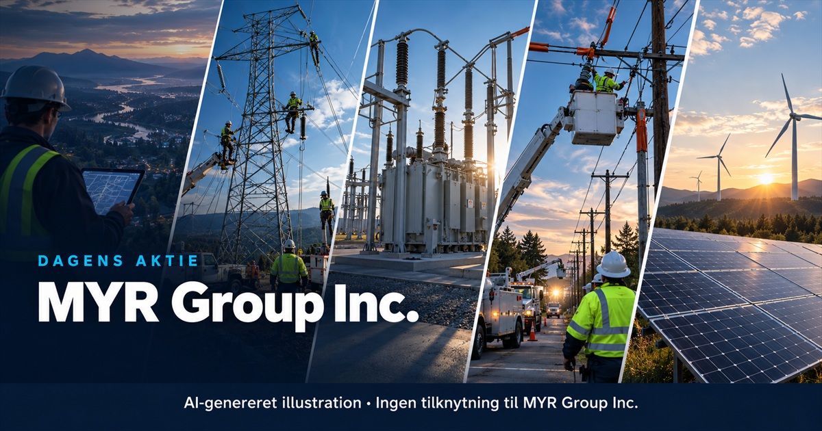 Illustration til analysen af MYR Group Inc.