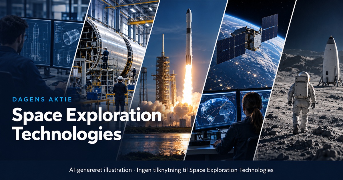 Illustration til analysen af Space Exploration Technologies