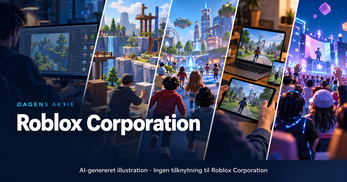 Illustration til analysen af Roblox Corporation