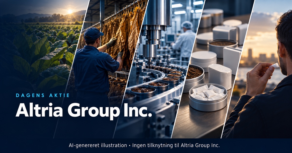 Illustration til analysen af Altria Group Inc.